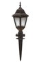 Opviq BBO-68166-BSY Lámpara de Pared Exterior Negra